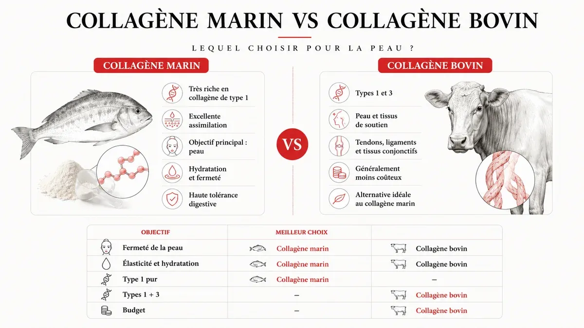 Infographie : Soutenir son collagène de type 1 au quotidien