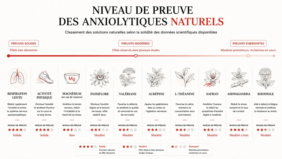 Infographie : Comment utiliser un anxiolytique naturel