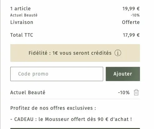 Code promo Valebio AB10 appliqué au panier : -10% sur le Complexe Solaire et livraison offerte