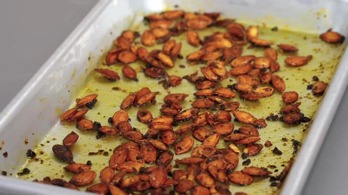 Graines de courge grillées
