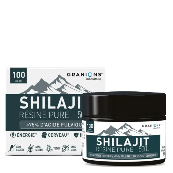 Shilajit pur en résine - Granions