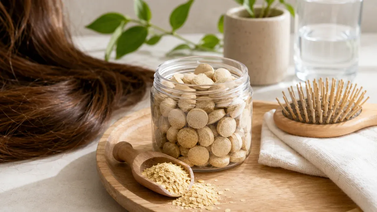 Levure de biere cheveux en complément alimentaire naturel