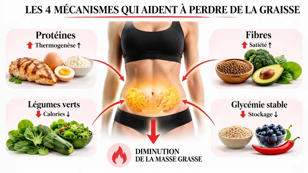 Infographie : Comment le corps brûle réellement les graisses au quotidien