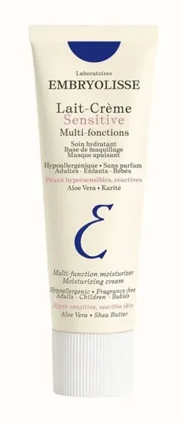 Le Lait-Crème Sensitive d'Embryolisse en tube de 30 ml