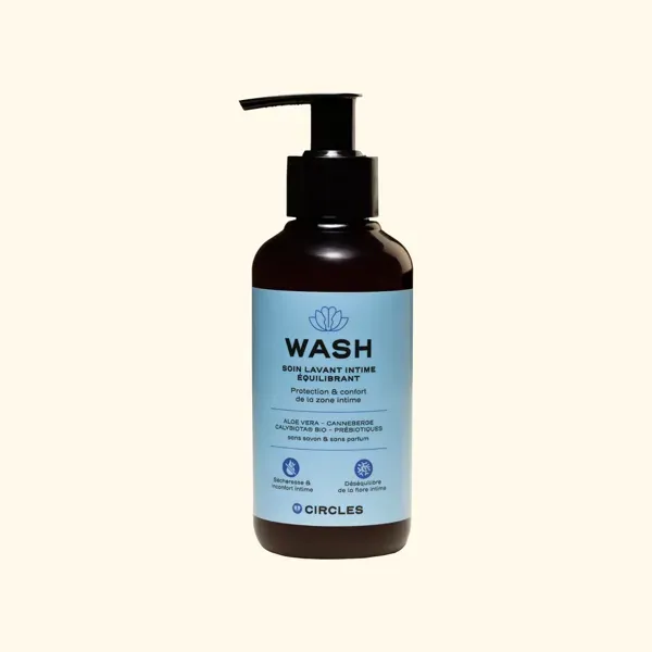Nettoyant intime WASH de Circles, flacon 200 ml