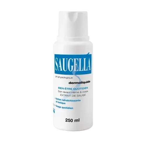 Saugella Dermoliquide, soin lavant intime 250 ml
