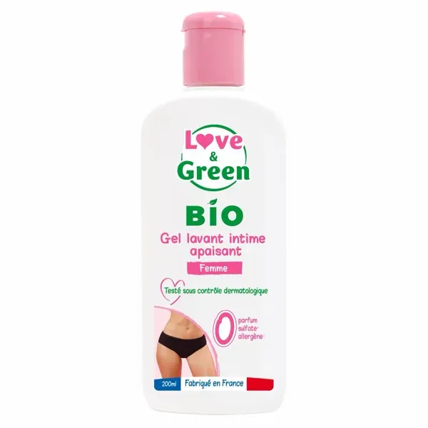 Love & Green gel lavant intime bio 200 ml