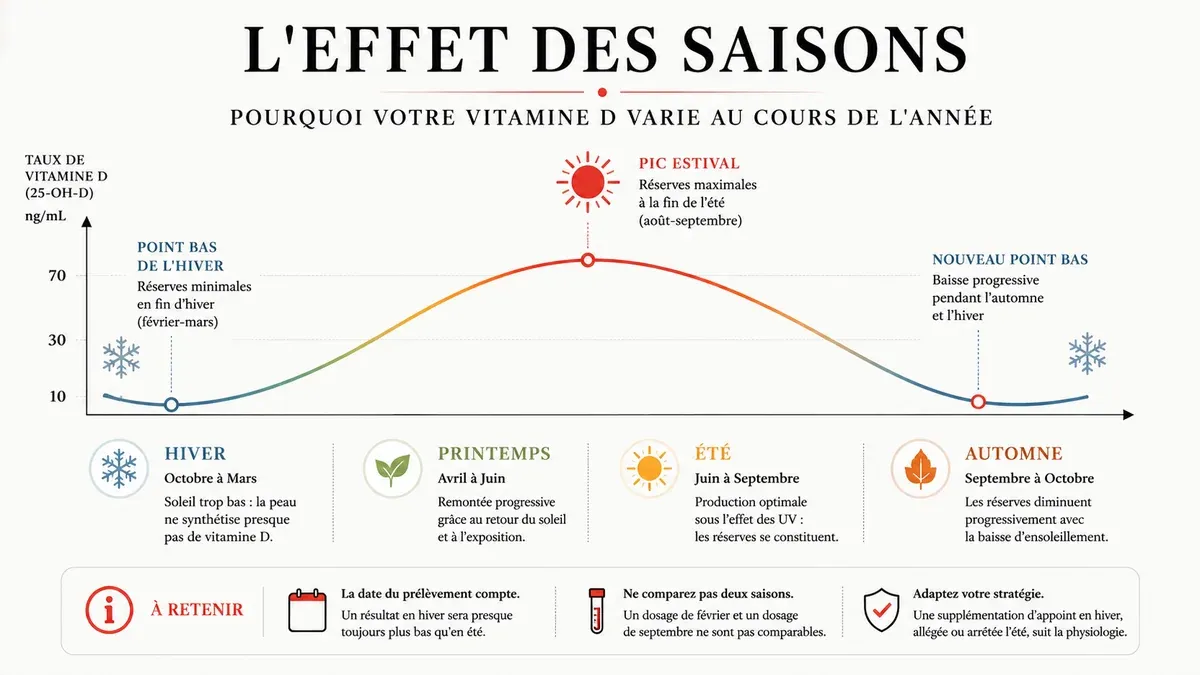 Infographie : Ce que la saison change à votre taux