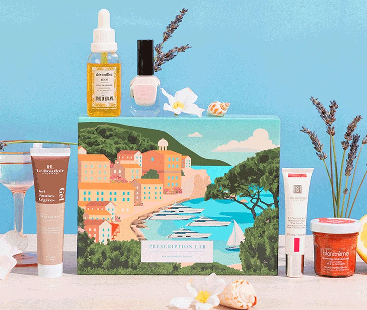 Box Prescription Lab d'août 2026 : que contient la box Vacances à Saint-Tropez ?