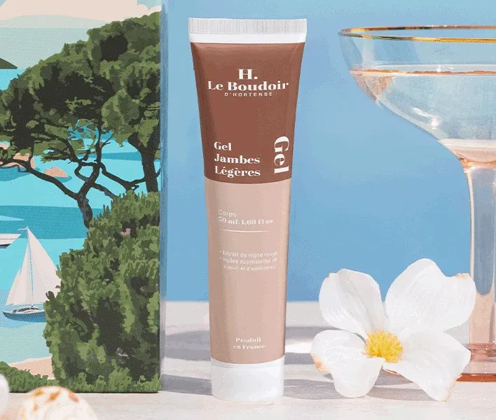 Gel jambes légères Le Boudoir d'Hortense de la box Prescription Lab août 2026