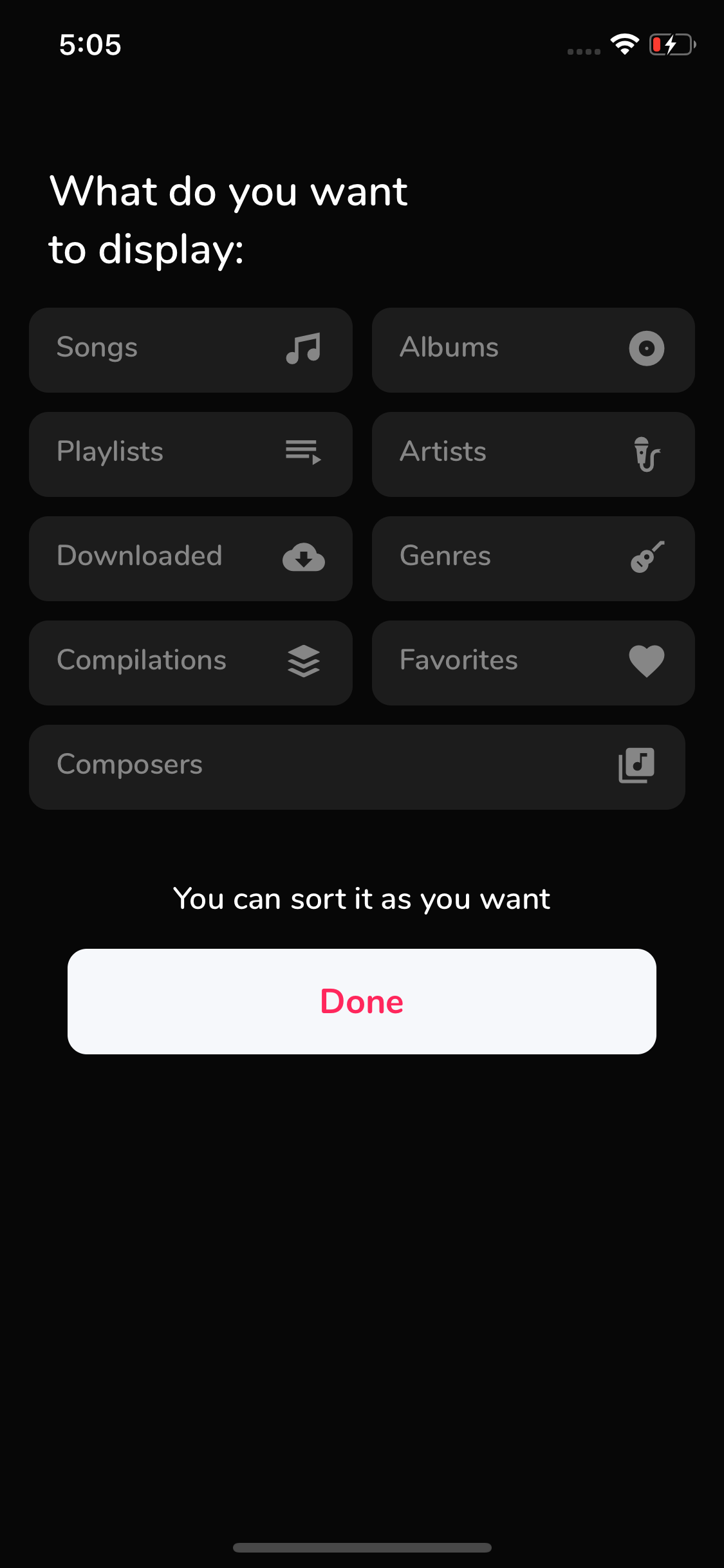 Sameang Music React Native Template - 9
