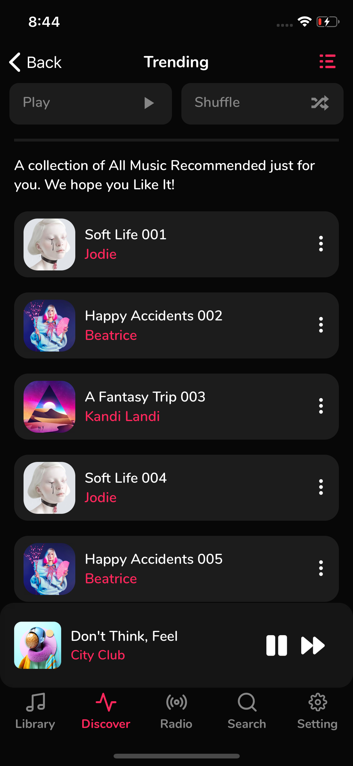 Sameang Music React Native Template - 4