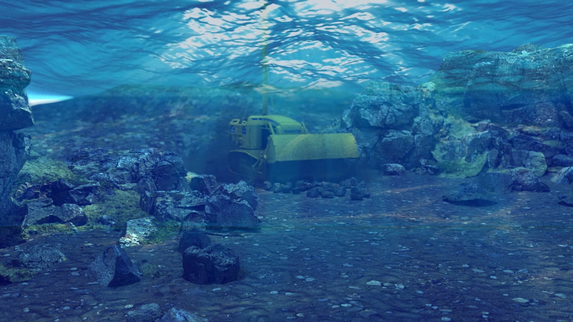 Komatsu Underwater Dozer