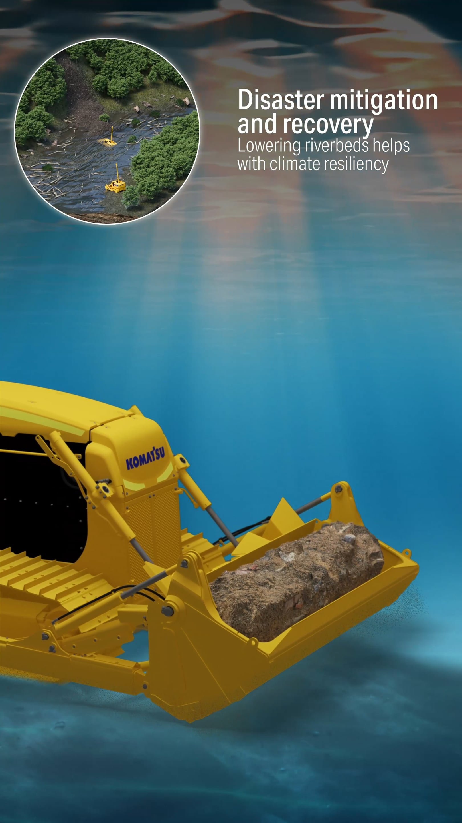 Underwater Dozer Animation