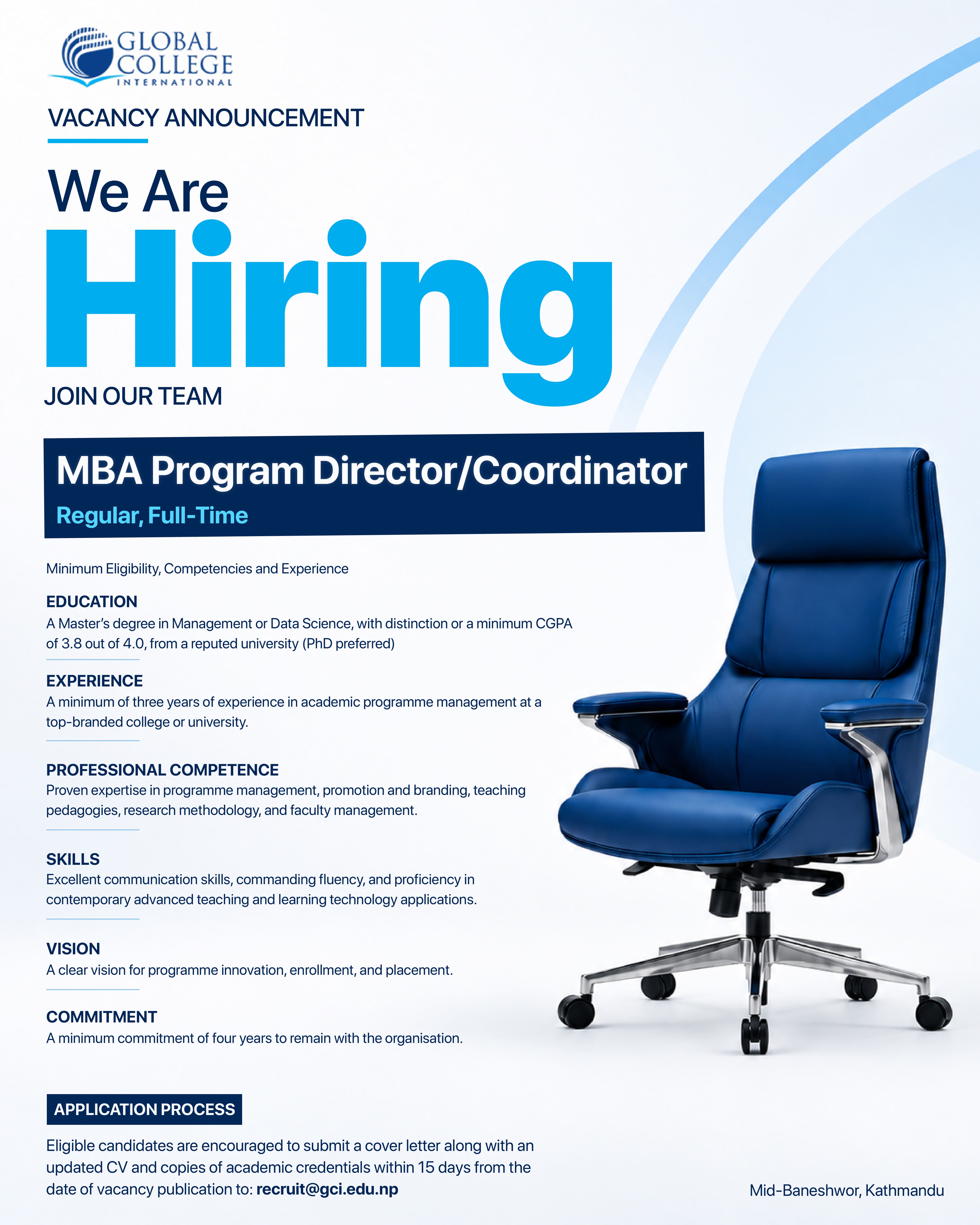 Vacancy Announcement