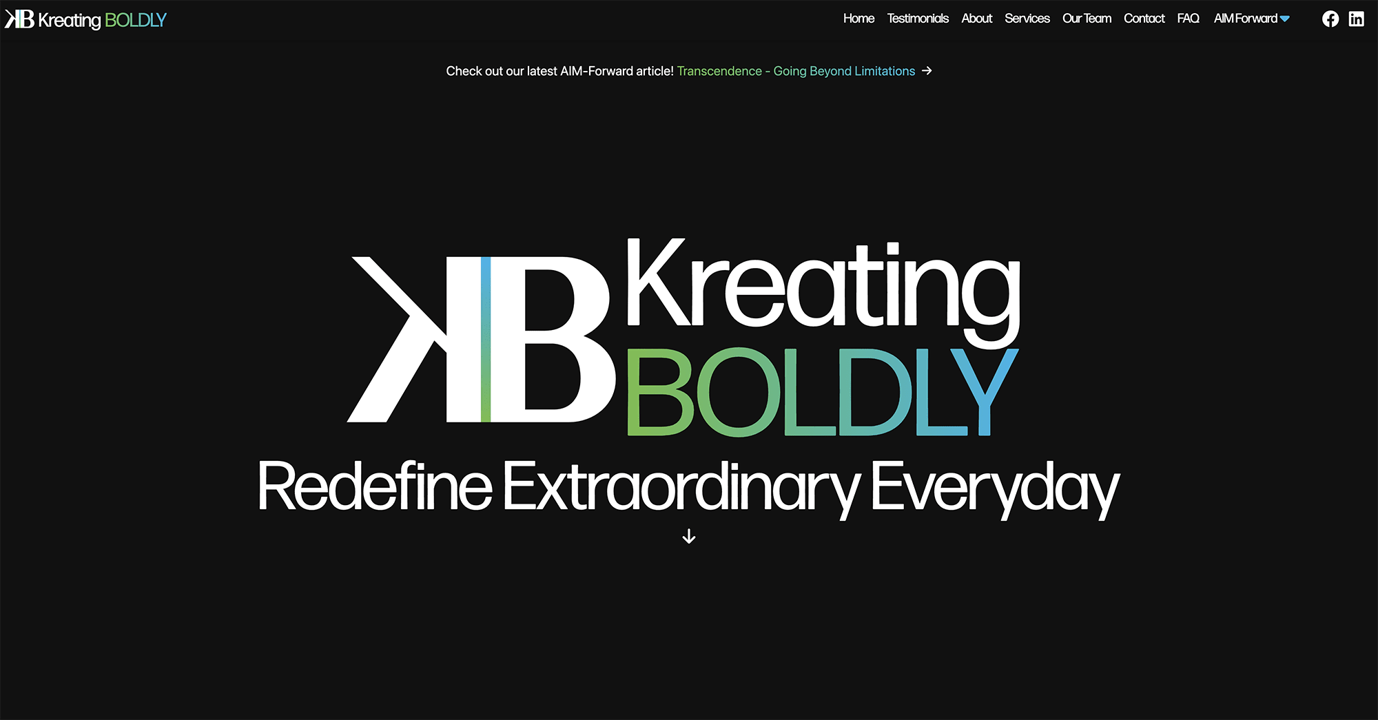 Kreating Boldly, Inc.screenshot