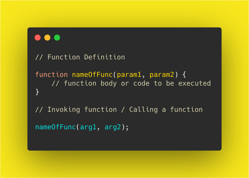 Function Statements