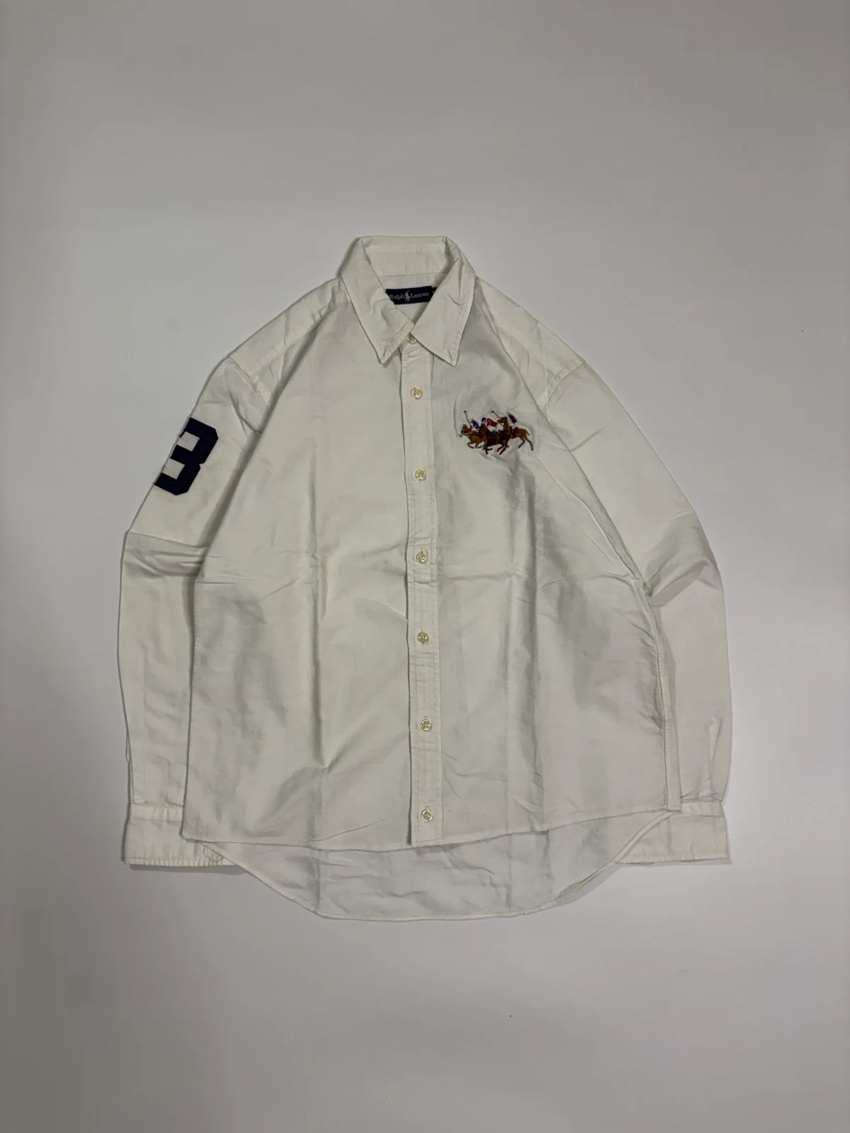 Ralph Lauren White Big Pony Oxford Shirt