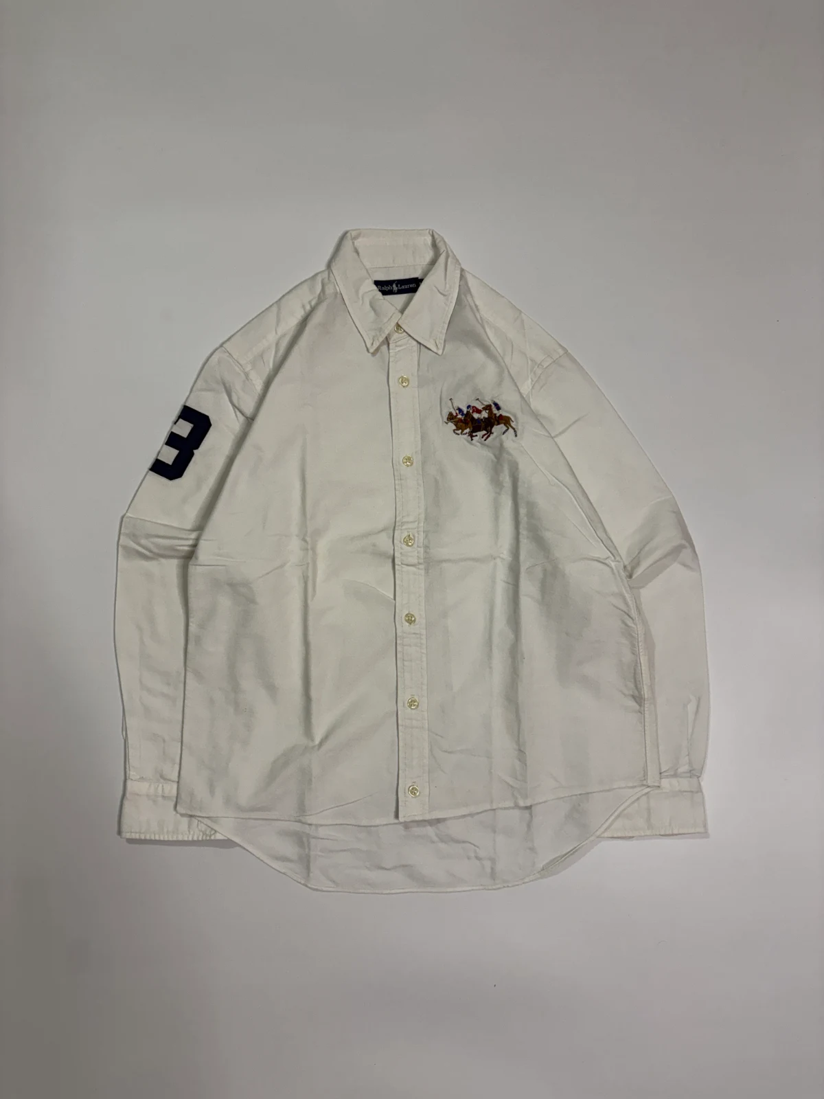 Ralph Lauren White Big Pony Oxford Shirt - View 1