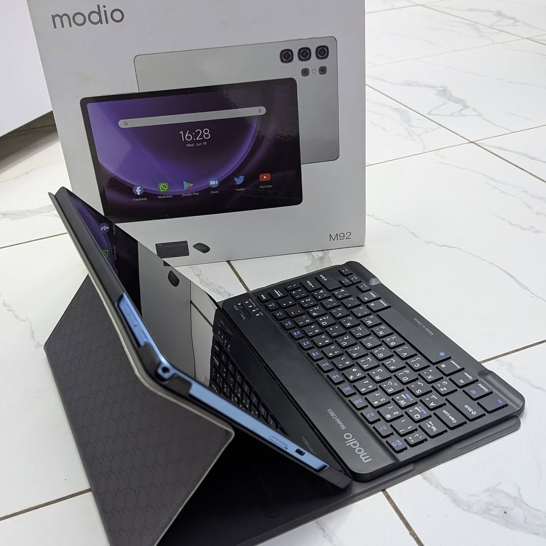 MODIO M92 2-in-1 Tablet – 16GB RAM | 1TB Storage | Dual SIM | 10,000mAh Battery