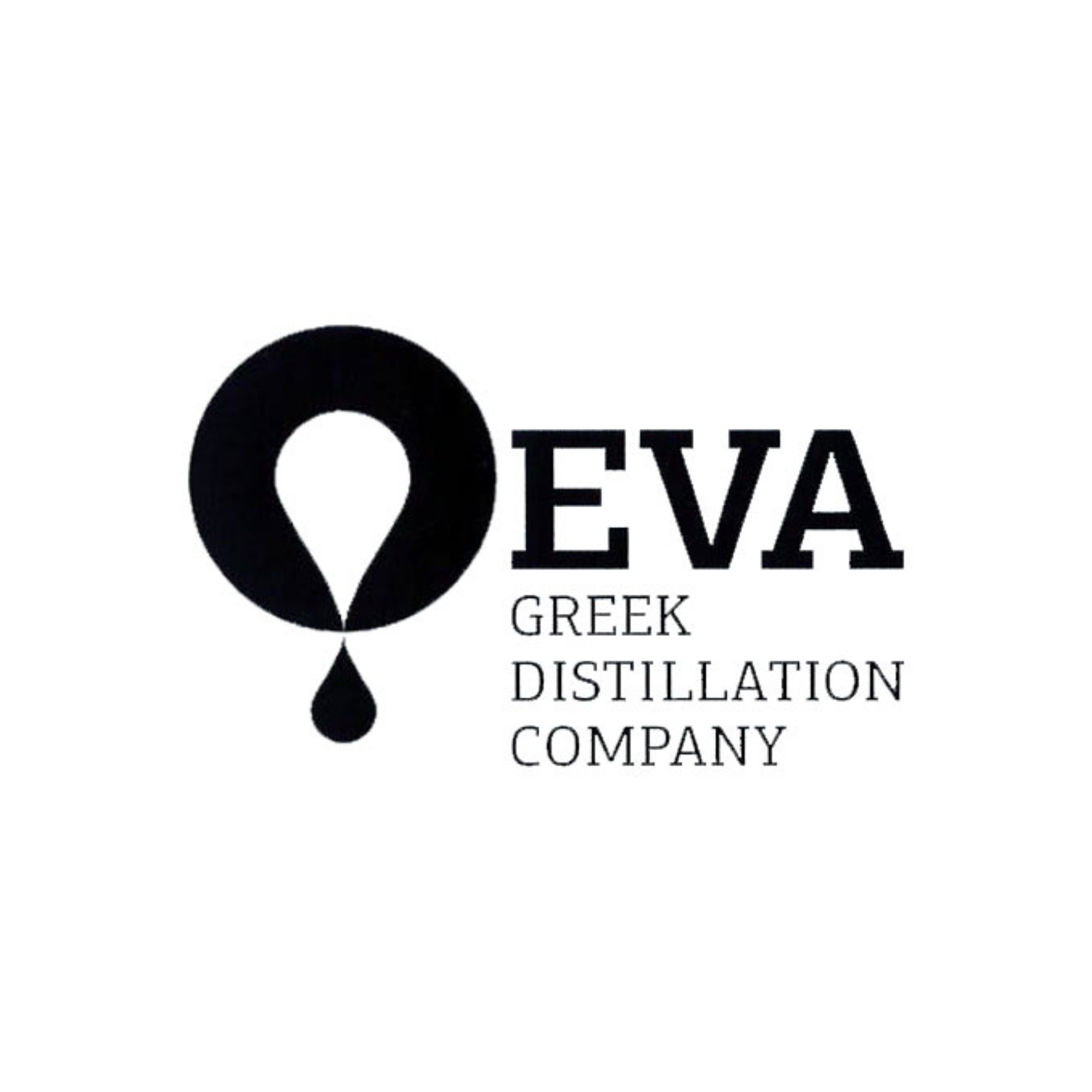E.V.A. Greek Distillation Company Logo