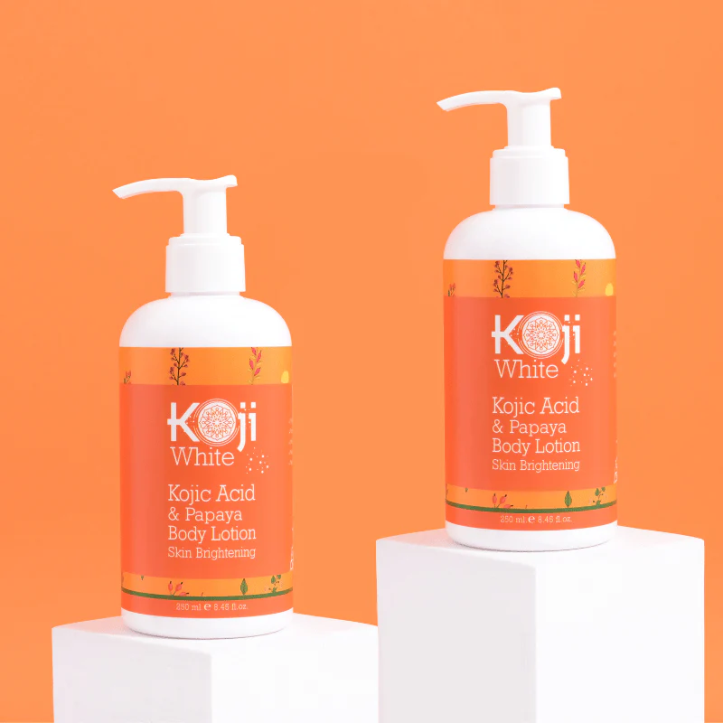 produit-koji white- lait corps éclaircissant à l'acide kojique et à la papaye