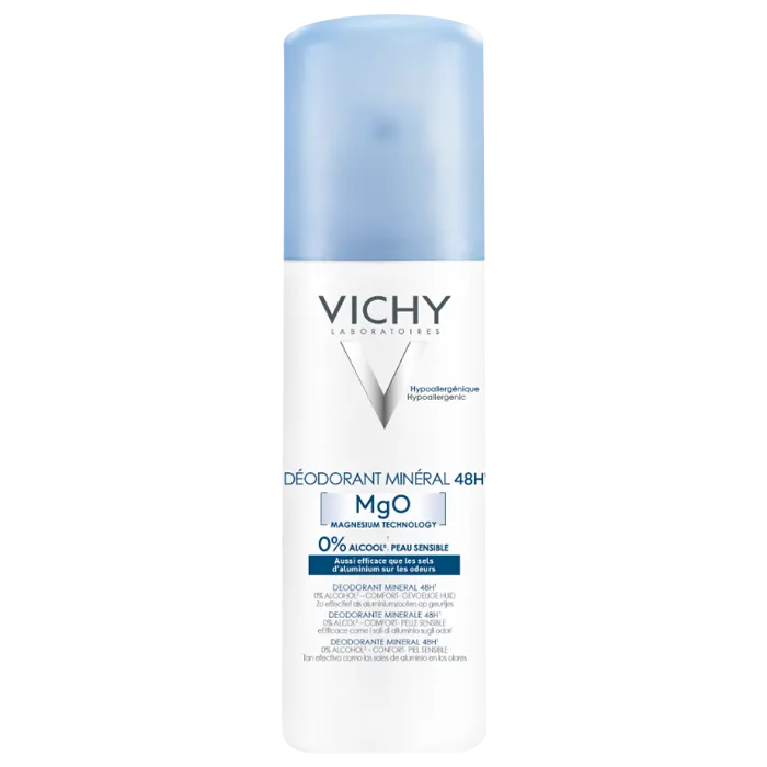 produit-vichy déodorant minéral sans sels d'aluminium aérosol, 125ml