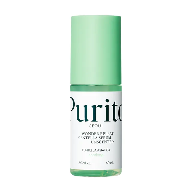 produit- purito seoul - wonder releaf centella serum unscented - sérum au centella sans parfum