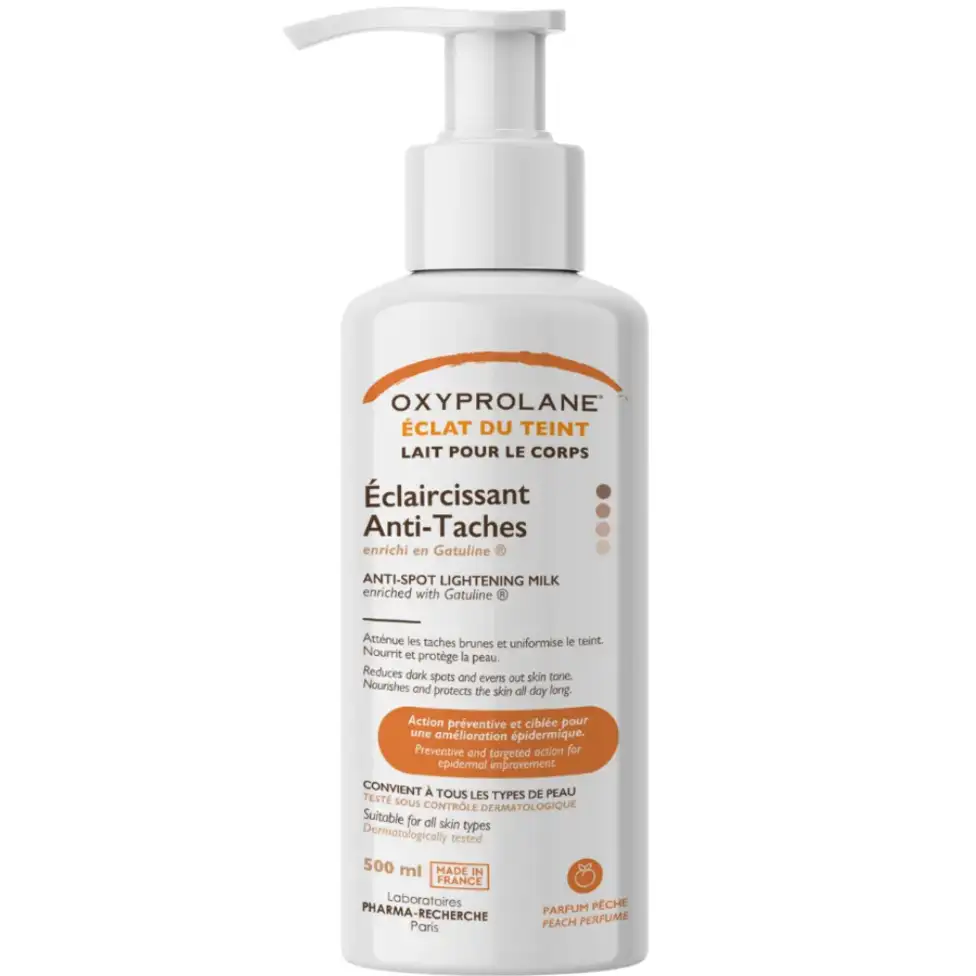 produit-Oxyprolane-Éclat Du Teint Lait corporel Éclaircissant/anti-taches