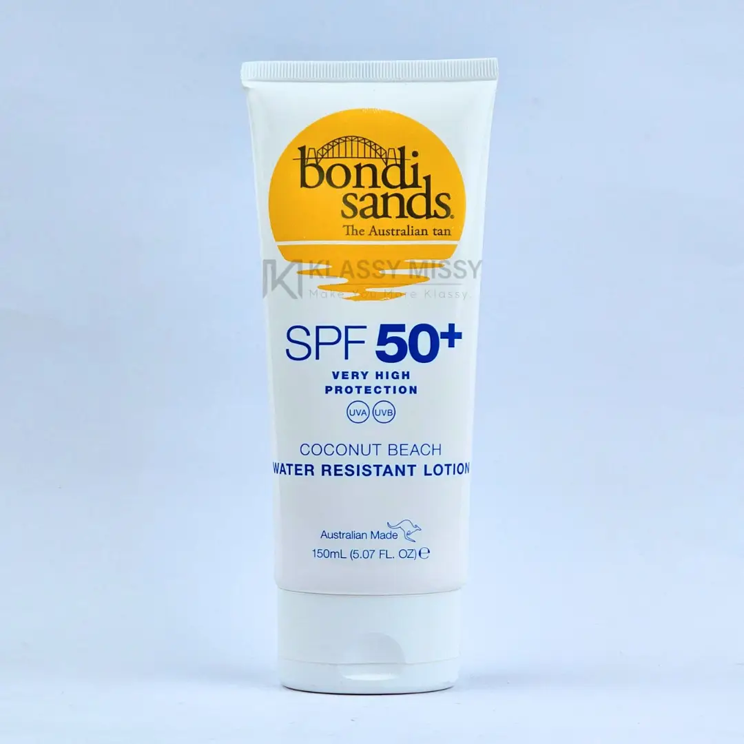 produit-bondi sands - coconut beach water resistant lotion spf 50+| protection solaire résistante à l'eau spf 50+ 150ml