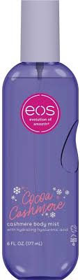 produit-eos - cocoa cashmere body mist|brume parfumée hydratante corps & cheveux