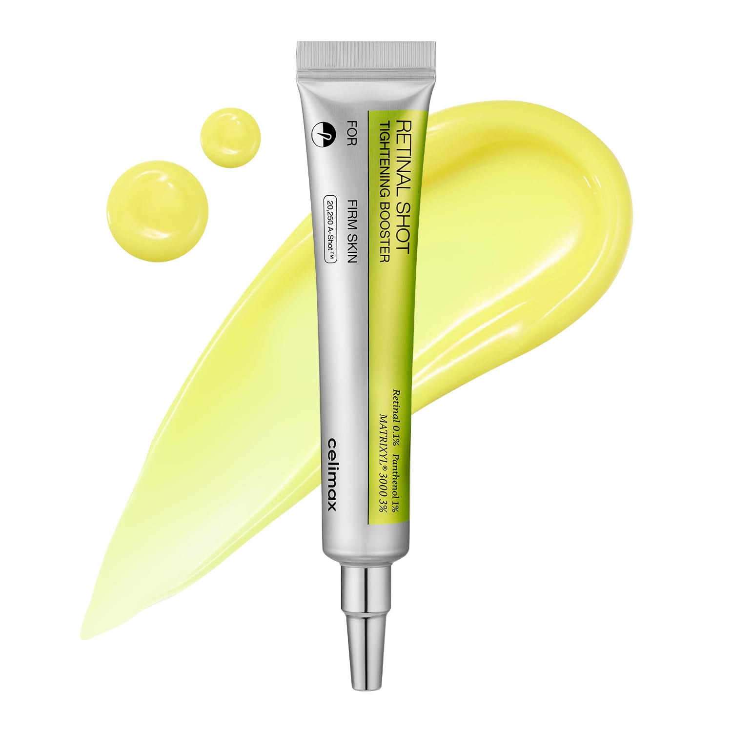 produit-celimax - the vita-a retinal shot tightening booster for firm skin |crème-booster raffermissante pour le visage au rétinol anti-âge, pores et rides