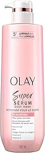 produit-olay - super serum body wash for normal skin| gel douche clarifiant pour peau normale