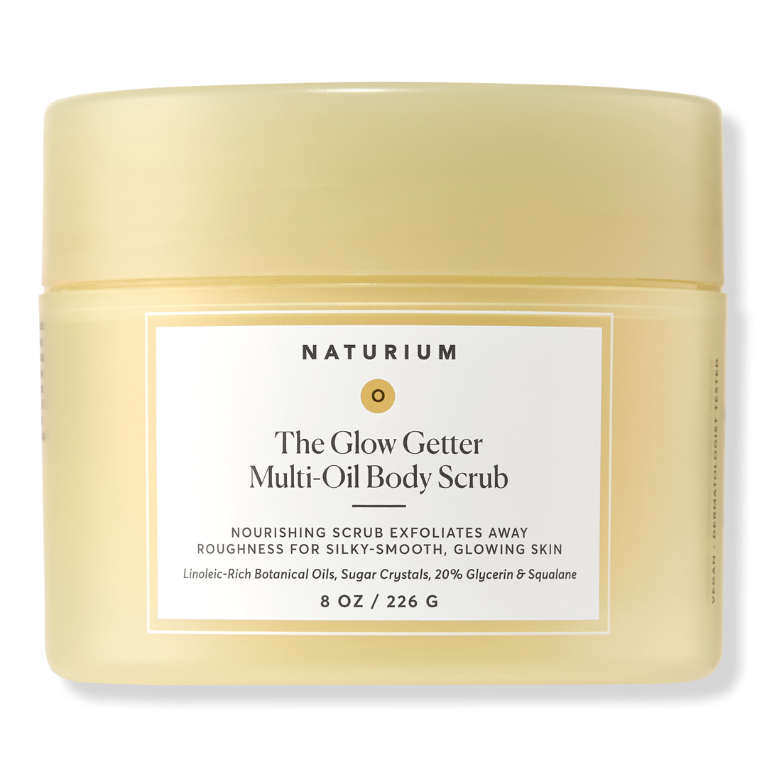 produit-naturium - the glow getter multi-oil body scub |gommage corporel multi-lipidique et hydratante au beurre de karité