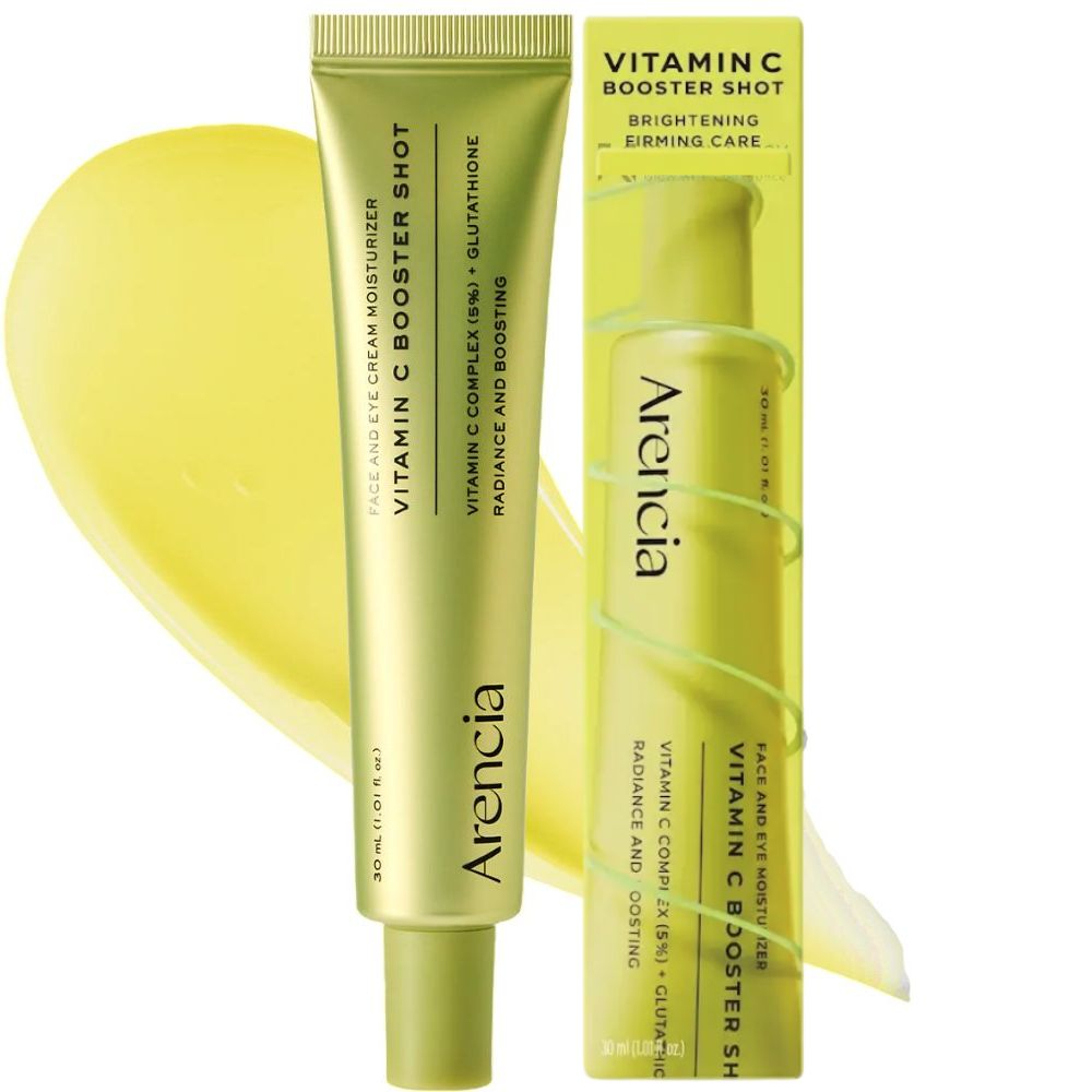 produit-arencia - vitamin c booster shot| sérum booster de vitamine c avec glutathion, niacinamide et vitamine e pour une peau éclatante 30ml