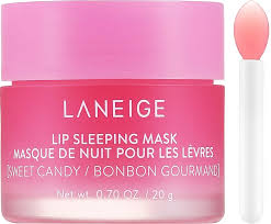produit-laneige - lip sleeping mask sweet candy| masque de nuit à l'extrait de framboise pour lèvres bonbon gourmand 20g