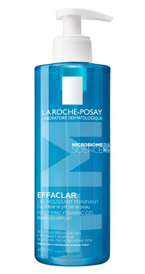 produit-la roche posay effaclar gel moussant purifiant nettoyant peau grasse