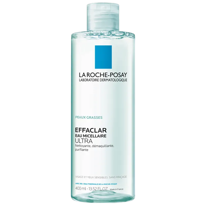 produit-la roche posay effaclar - eau micellaire ultra peaux grasses