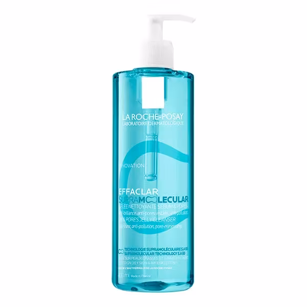 produit-la roche posay effaclar supramolecular gelée nettoyante sébum et pores