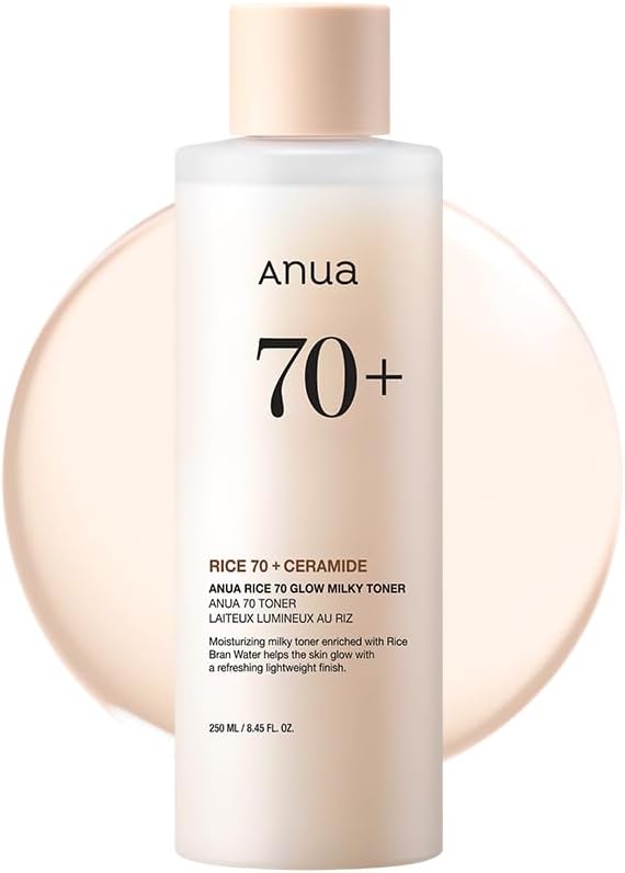 produit-anua rice 70 glow milky toner- anua rice 70 ceramide