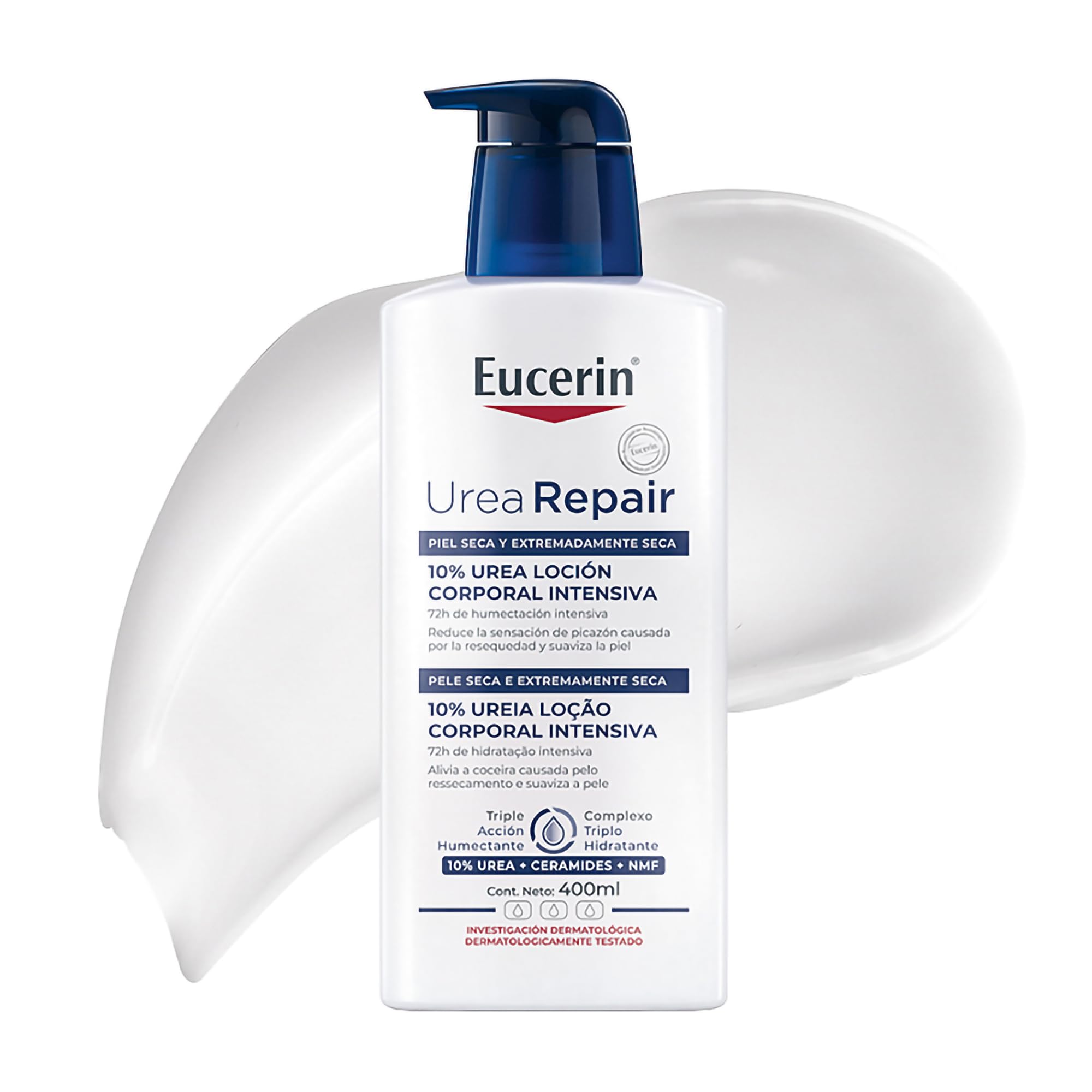 produit-eucerin urearepair intensive moisturizing lotion 10% | eucerin urearepair émollient hydratant intense 10%  