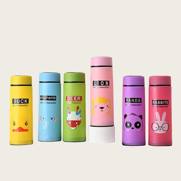 CARTOON GLASS BOTTLE