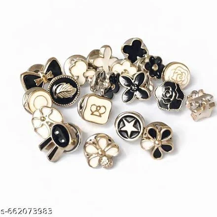 BROOCH BUTTONS 20 PCS SET