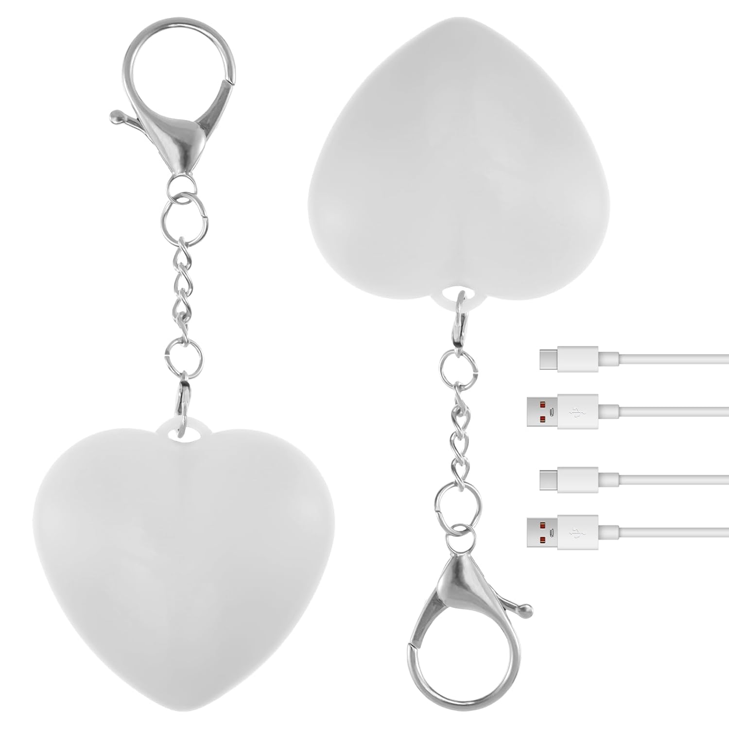 HEARTSHAPE LIGHT KEYCHAIN