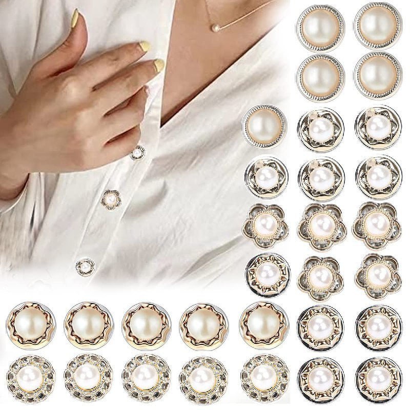 BROOCH BUTTONS 30 PCS