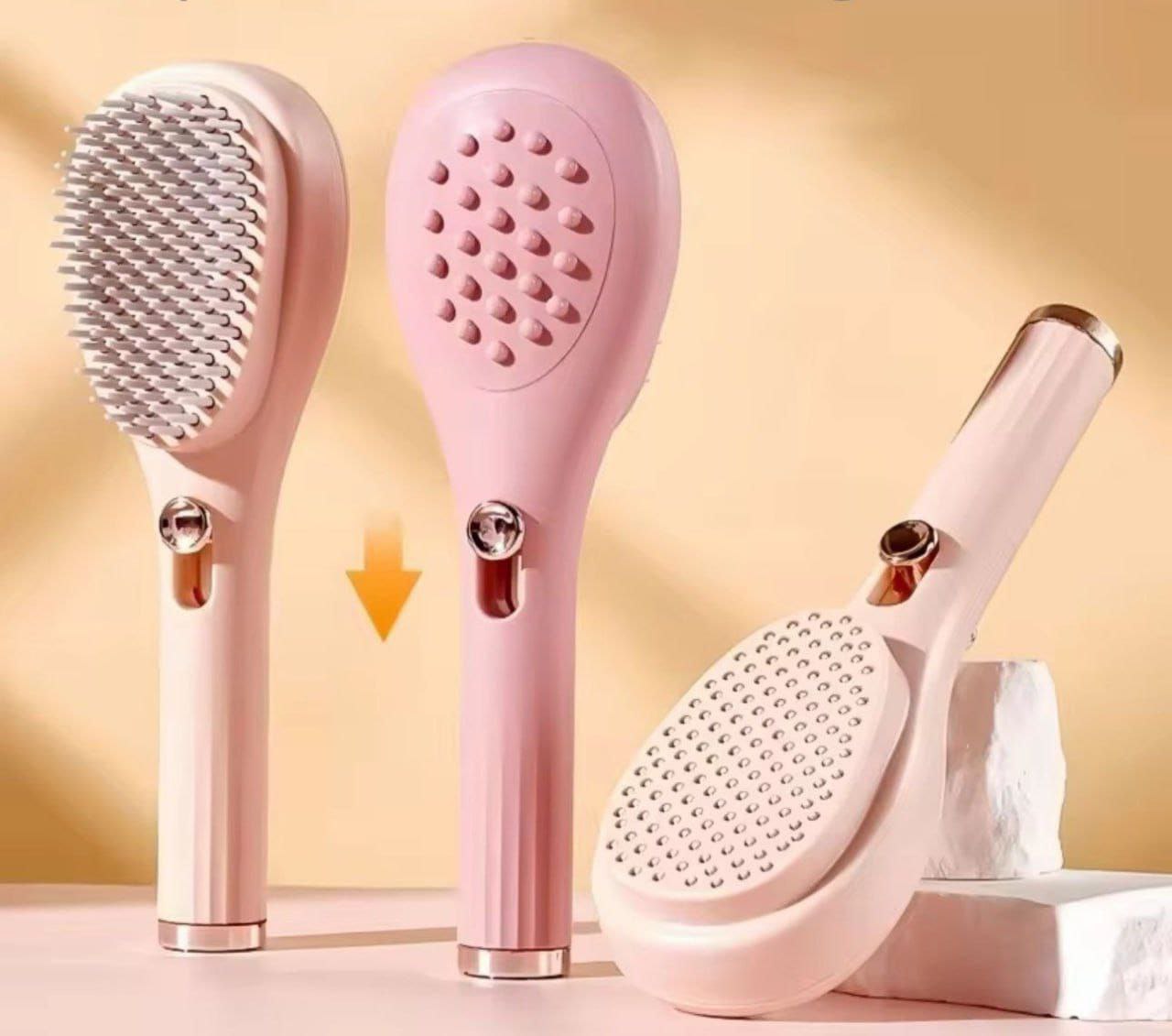 SELF CLEANING HAIR COMB