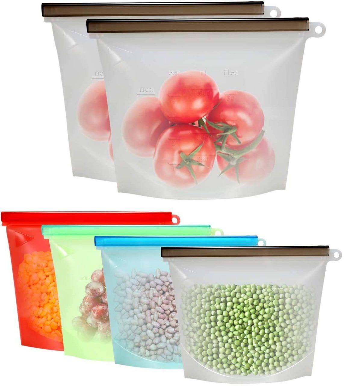 SILICONE FOOD STORAGE BAG