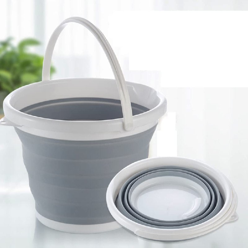 SILICONE FOLDING BUCKET 10 LTR