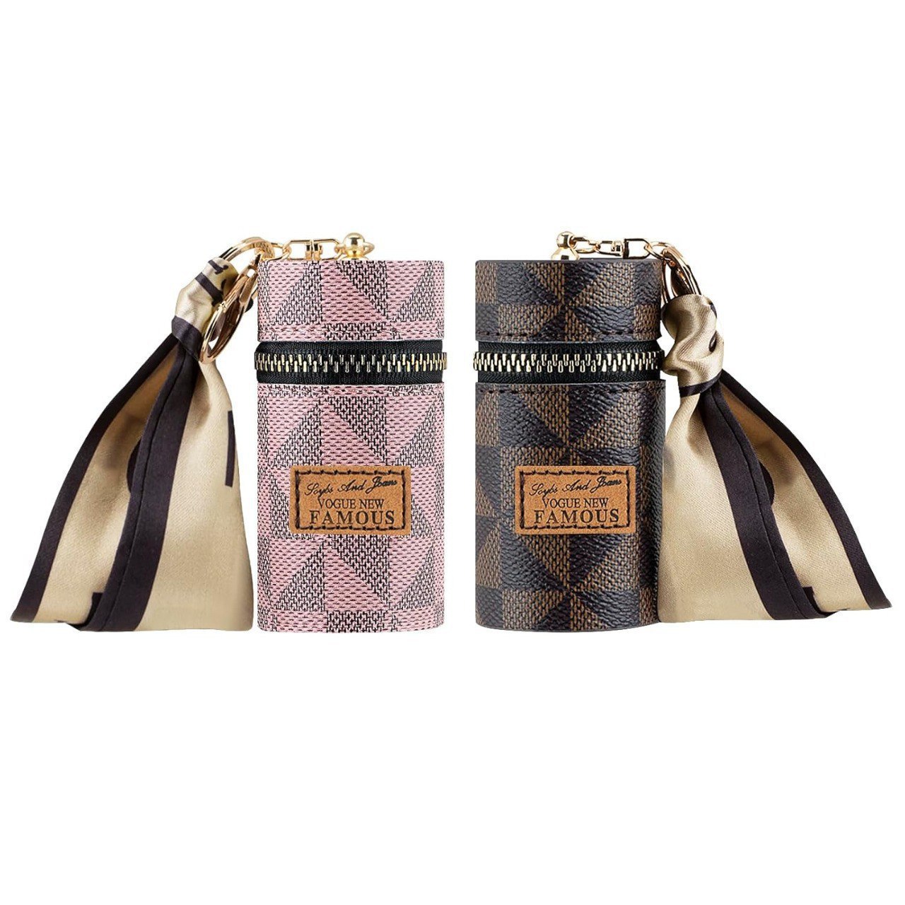 MINI LEATHER BAG KEYCHAIN