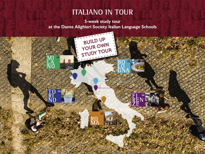 TO ITALIANO IN TOUR 1 5 settimane Scuole d italiano per